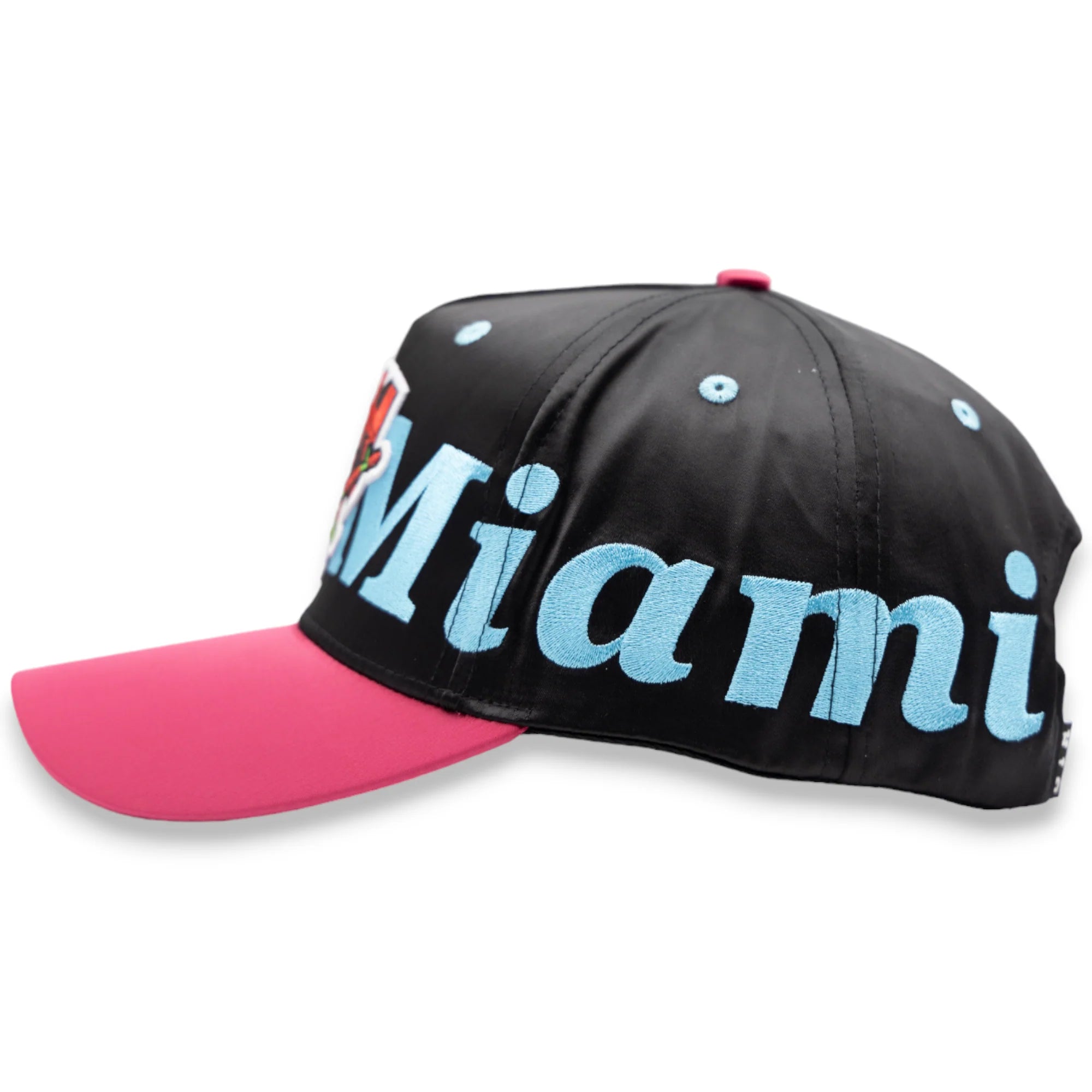 Glo Gang Miami Water Gun Snapback Hat – Black/Pink