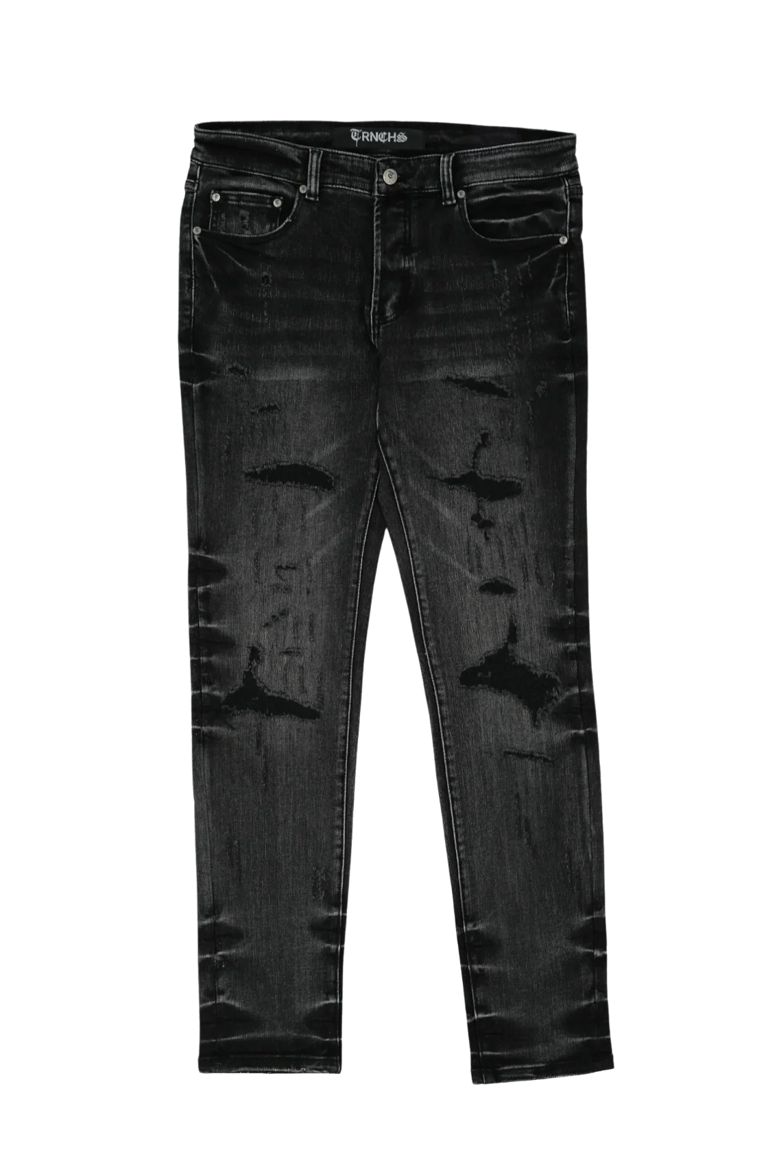 "SAYYAN" Black Wash Skinny Denim