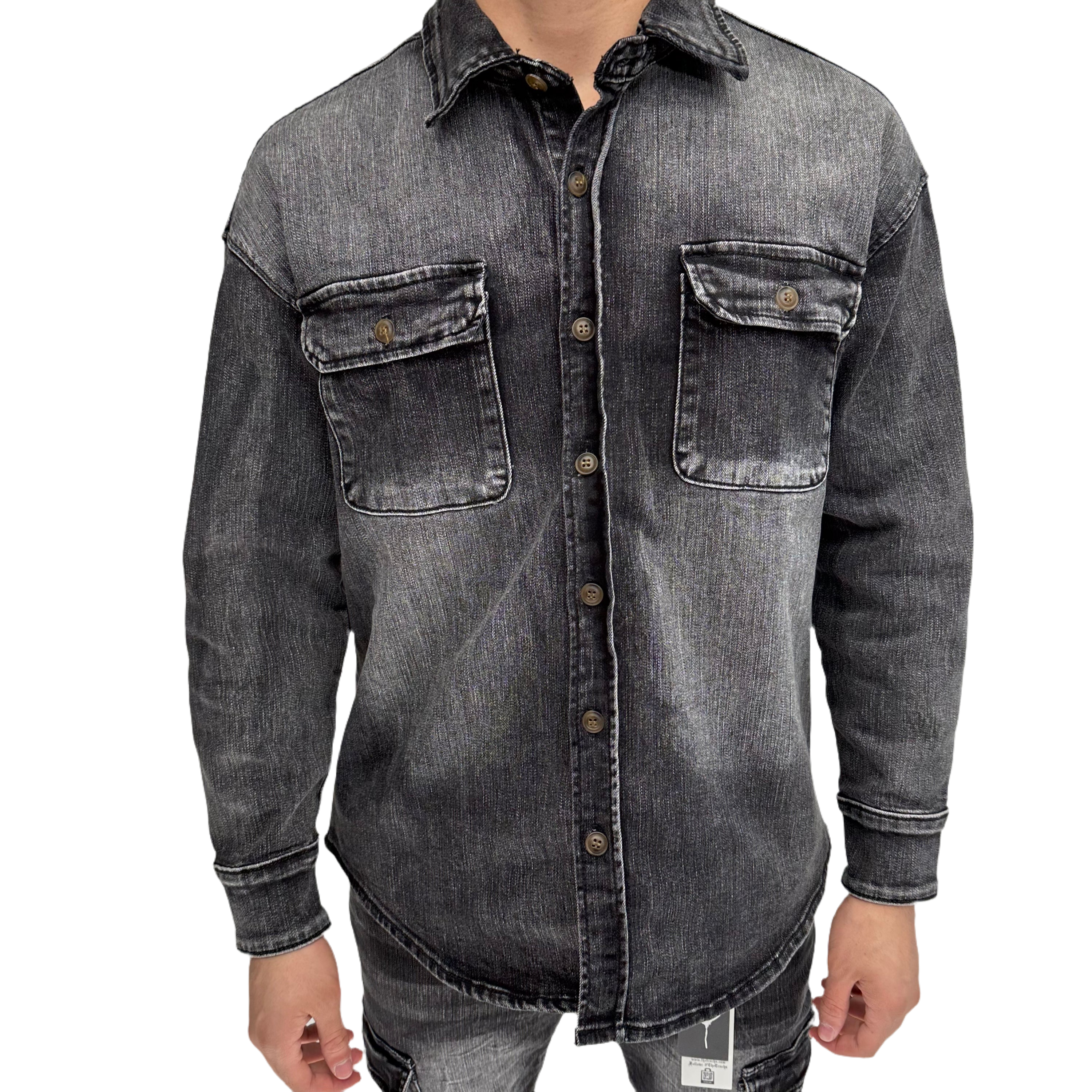 Trnchs "Abu Farah" Jacket Black Wash