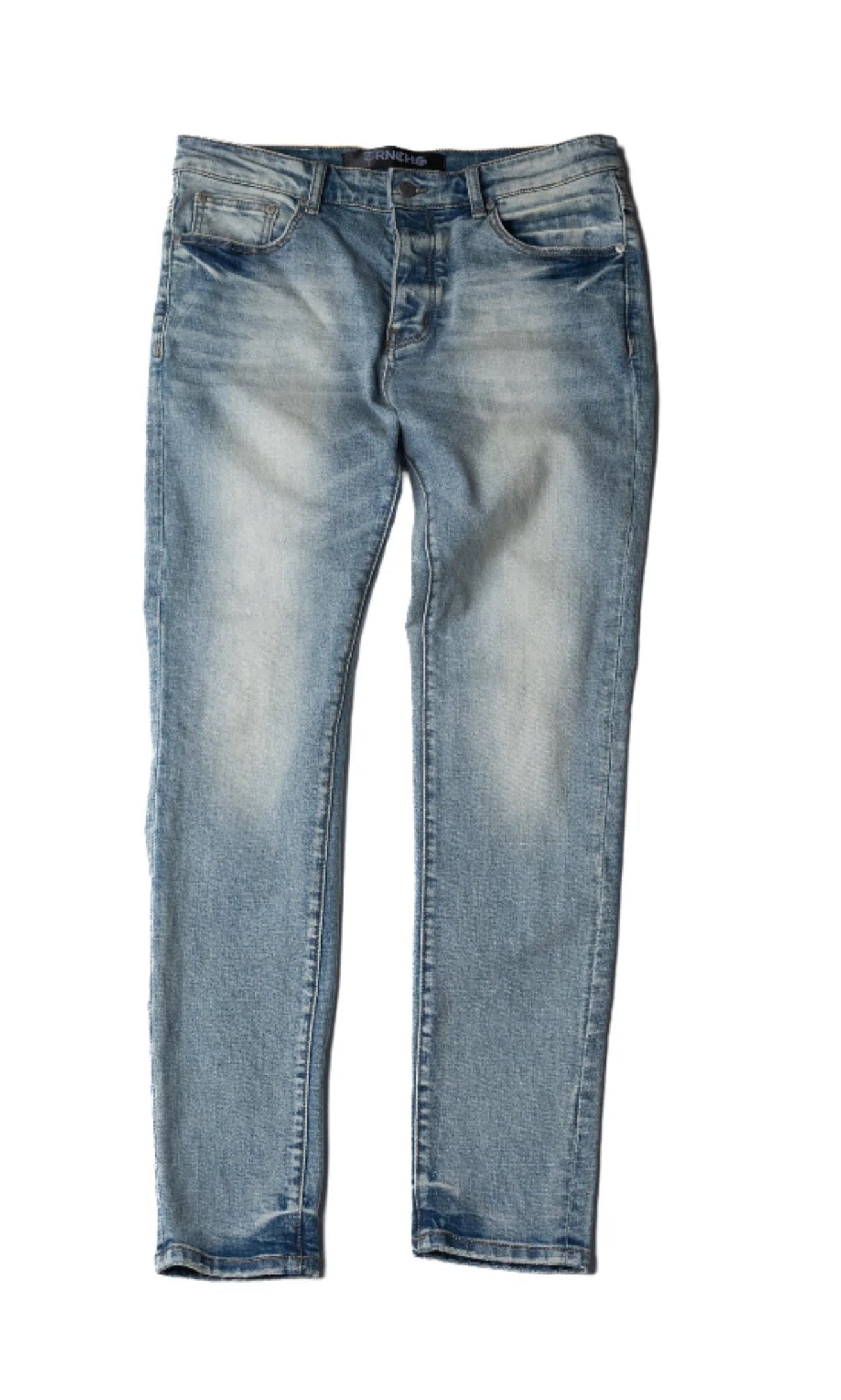 Trnchs "Flamingo" Skinny Jeans Light Wash