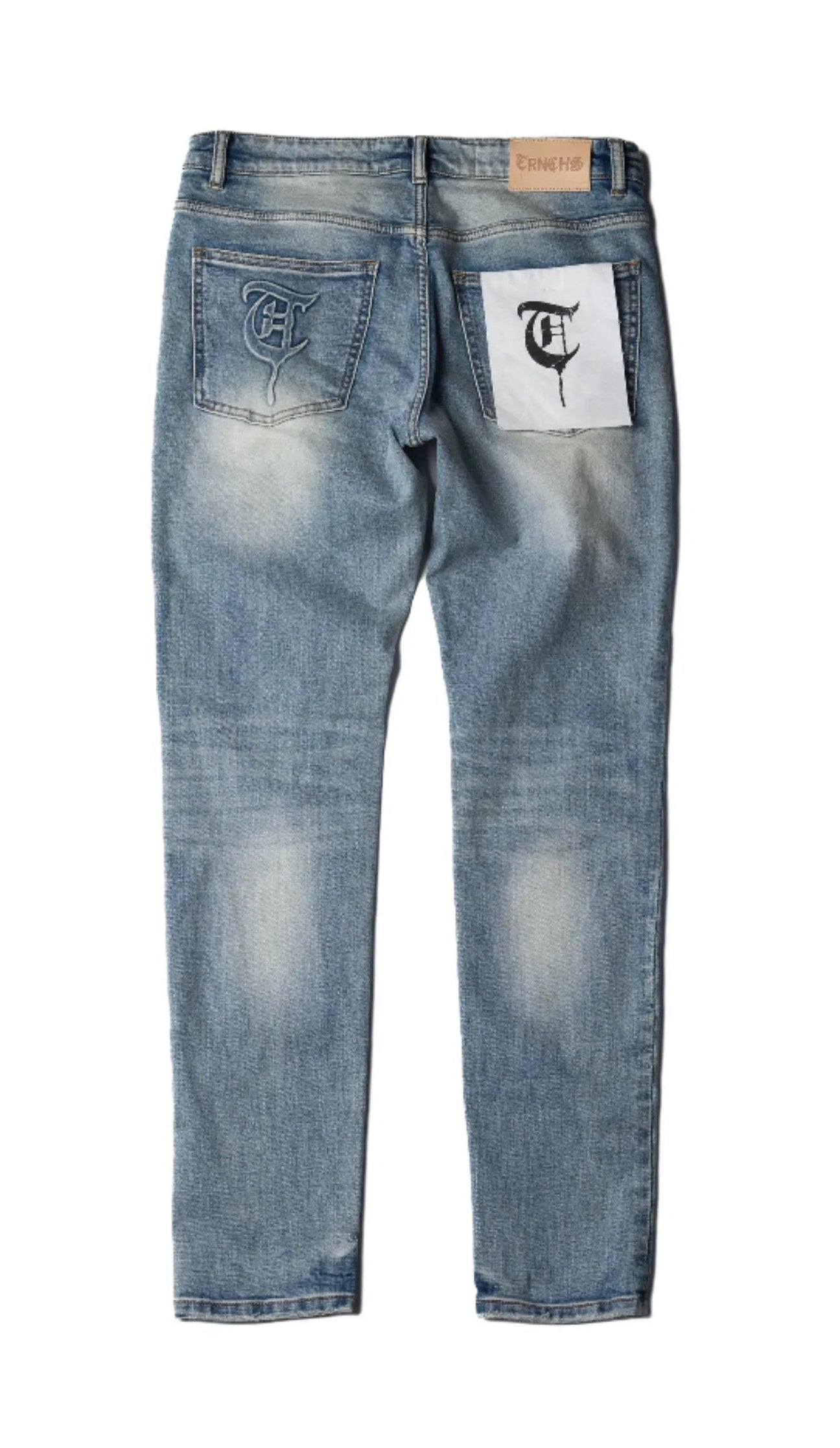Trnchs "Flamingo" Skinny Jeans Light Wash
