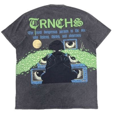 Trnchs "Observes" Tee Vintage Black