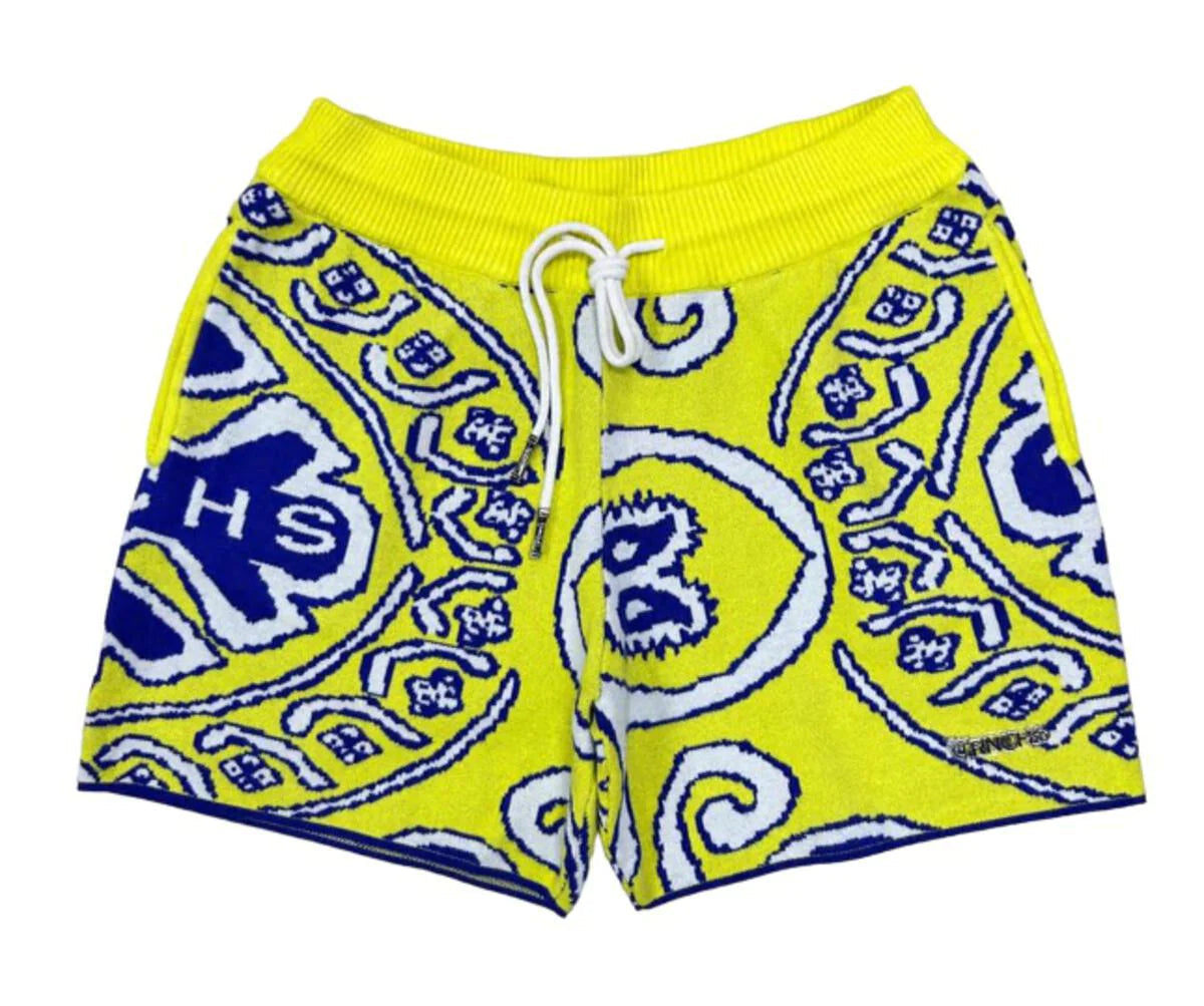 Trnchs "Bandana" Shorts Yellow