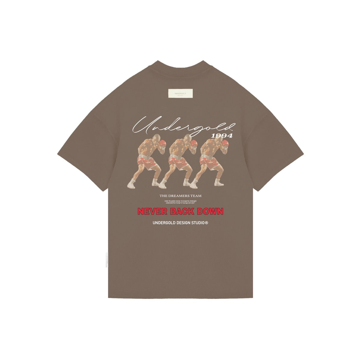 Undergold "Dreamers Never Back Down" Tee Brown