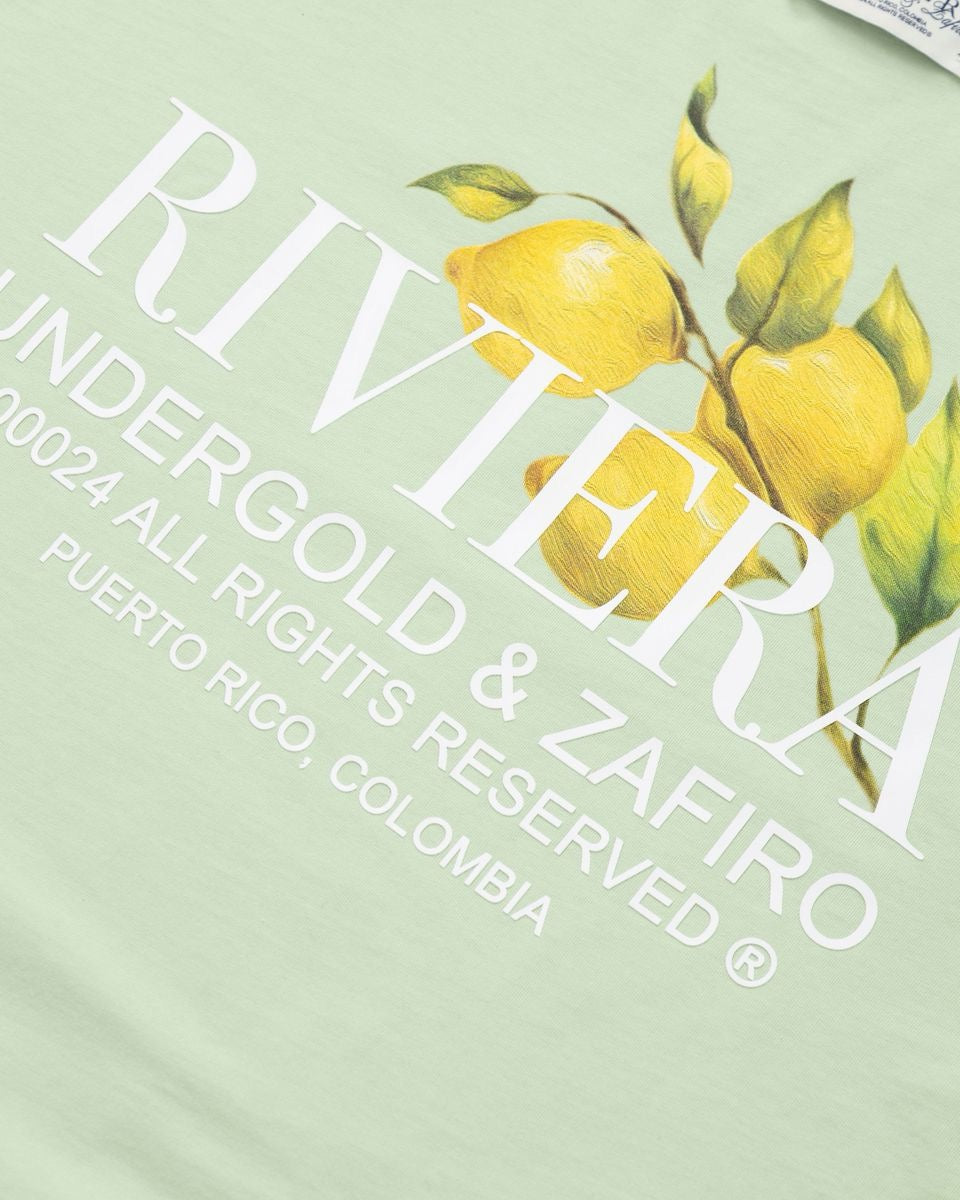 Undergold "Lemon Tree" Box Tee Green