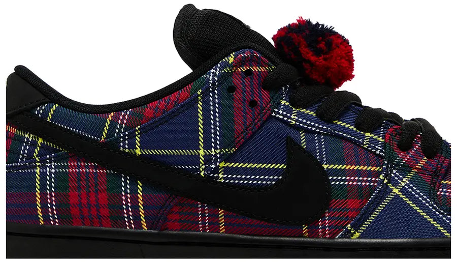 Nardwuar x Nike Dunk Low SB sneaker, side view