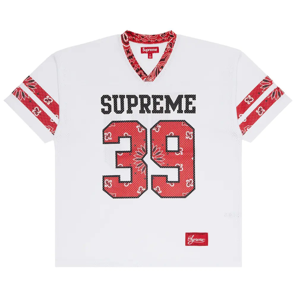 Supreme Bandana Football Jersey 'White'
