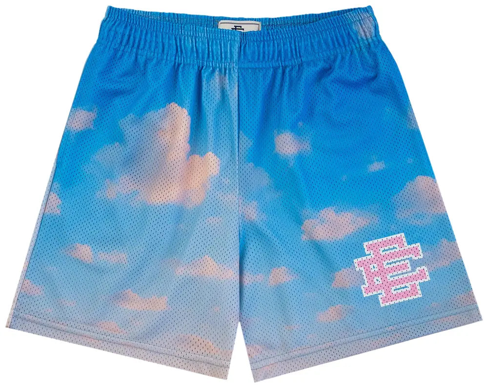 Eric Emanuel EE Basic Shorts in the Morning Clouds/Pink