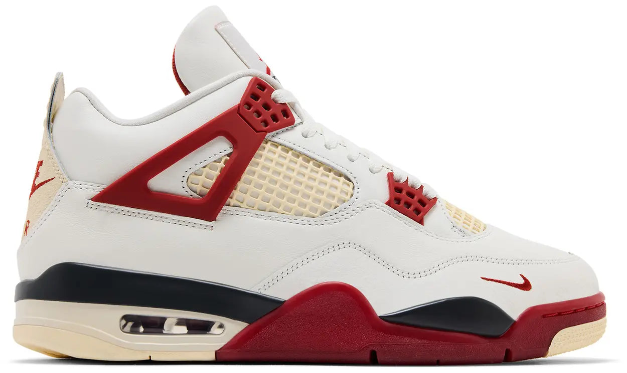 Nigel Sylvester x Air Jordan 4 Brick After Brick sneaker, medial view