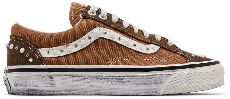 Vans Old Skool 36 Vintage Cocoa Brown sneaker, side view
