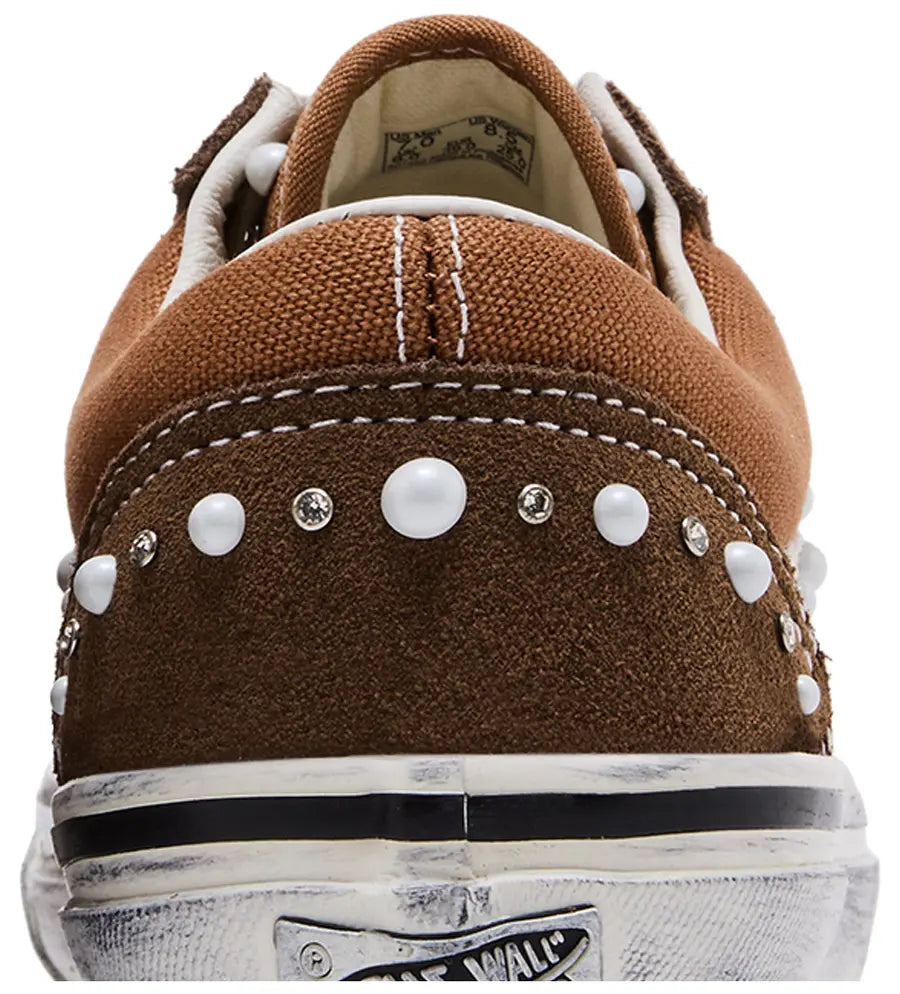 Vans Old Skool 36 Vintage Cocoa Brown sneaker, detail view