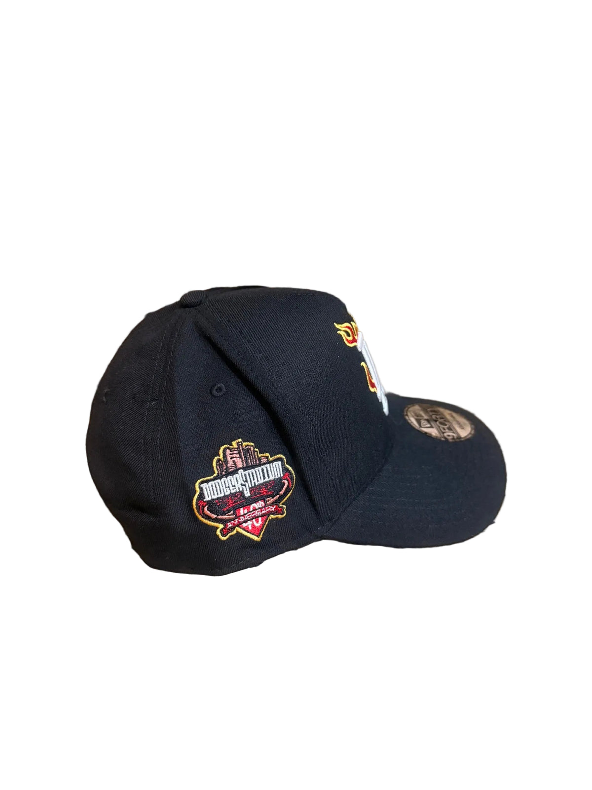 New Era Los Angeles Dodgers 9FORTY A-Frame Flames Black