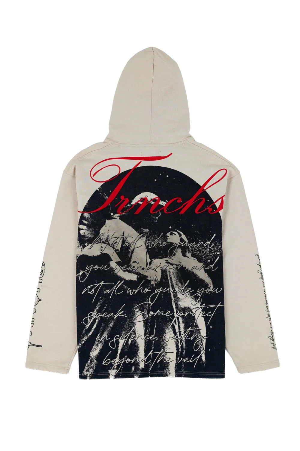 Trnchs "Guided By Ghosts" Hoodie Off White