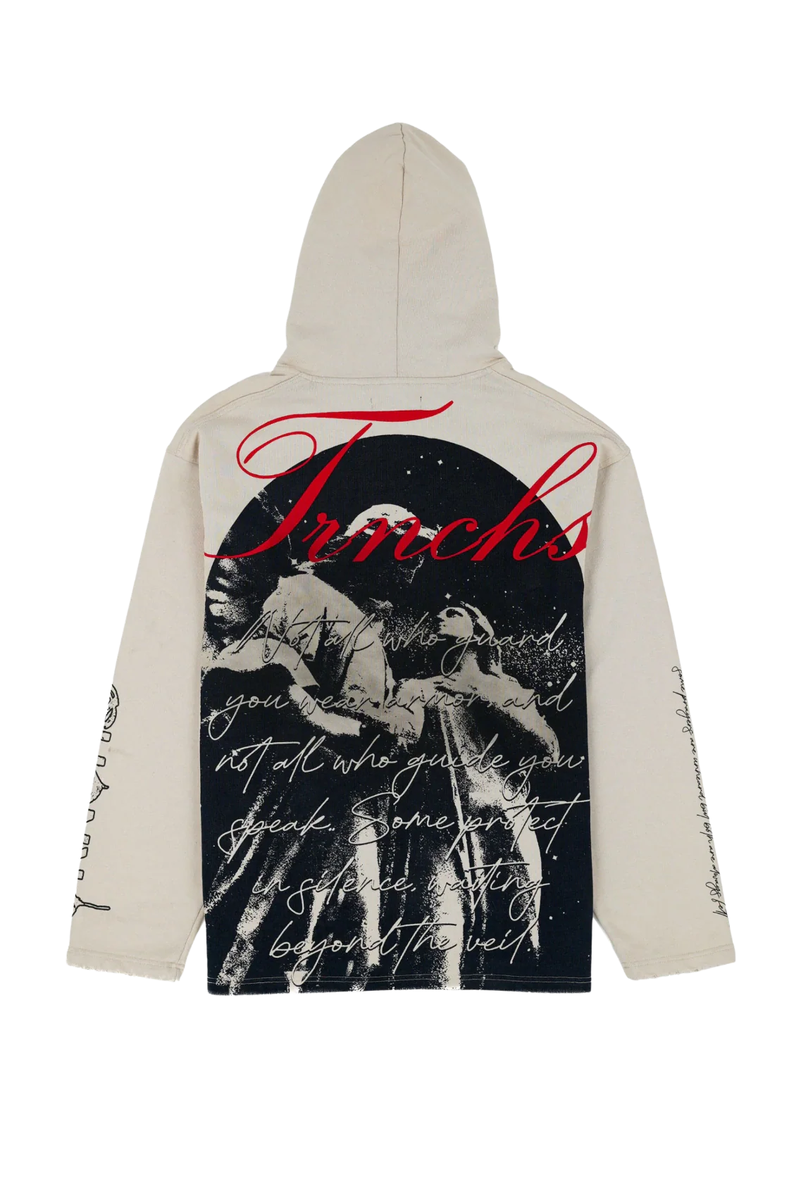 GUIDED BY GHOSTS White Hoodie