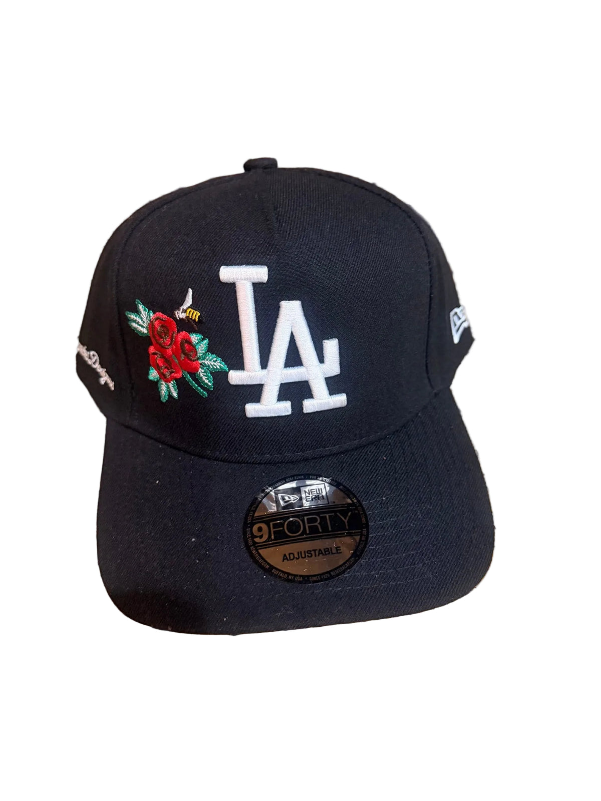 New Era Los Angeles Dodgers 9FORTY A-Frame Rose & Bee Black