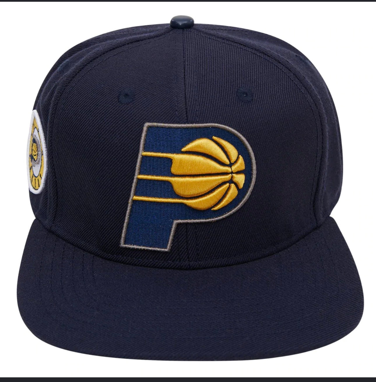 Indiana Pacers Navy Snapback Hat – Embroidered Logo Flat Brim Cap