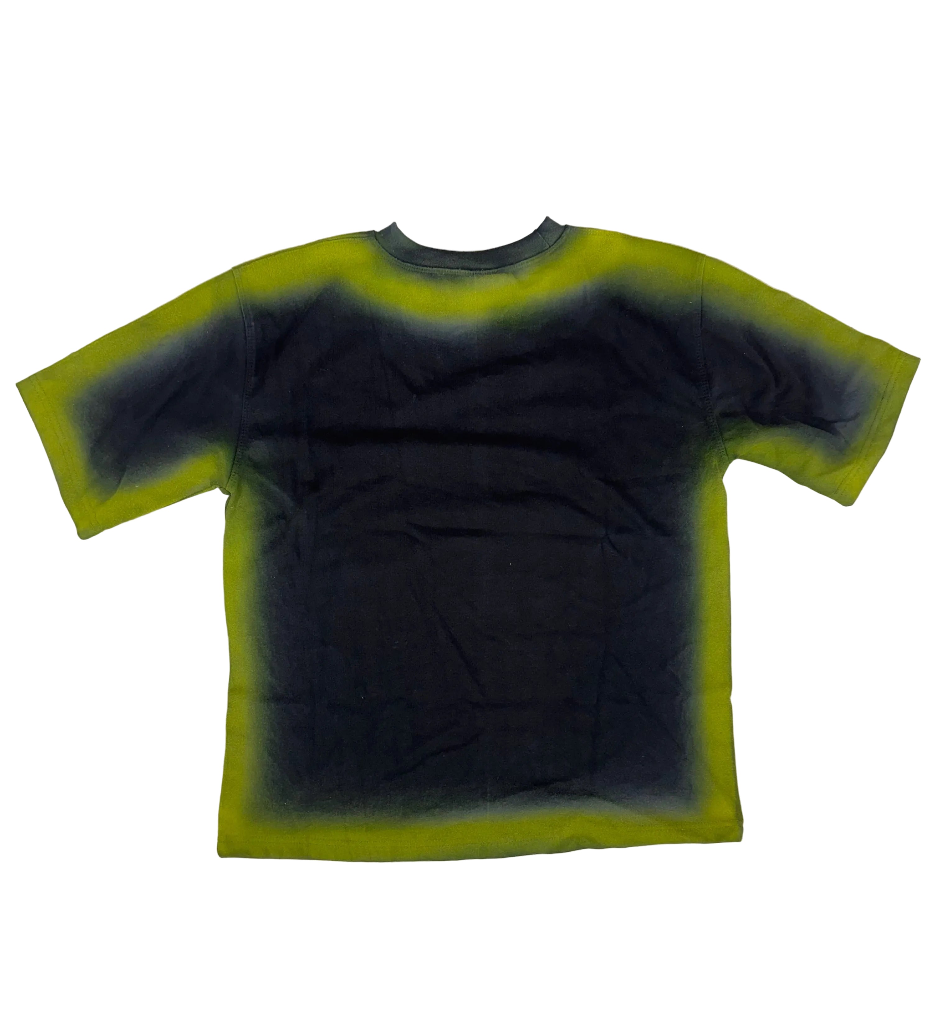 Vaboo “Two-Toned” Graphic Tee -Black/Lime Green