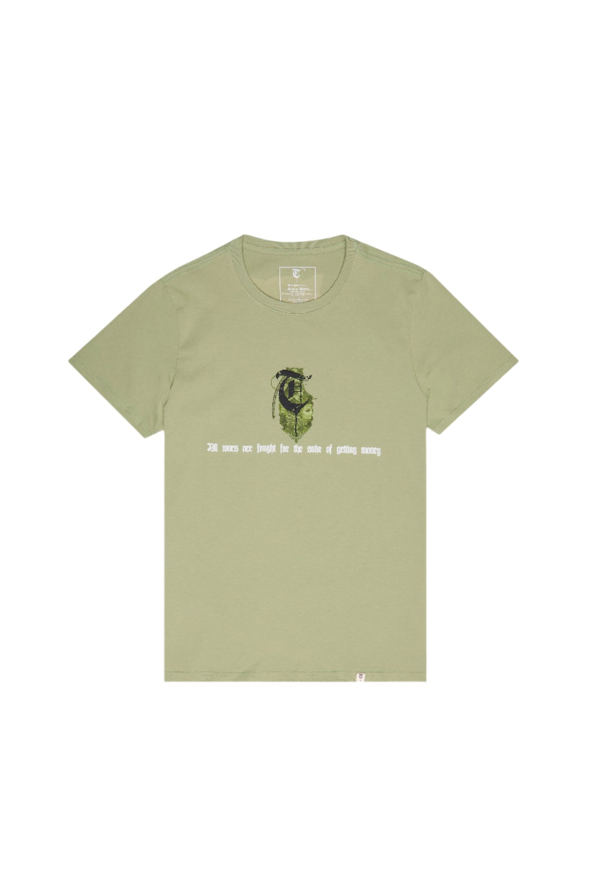 "WAR MONEY" Vintage Green Tee