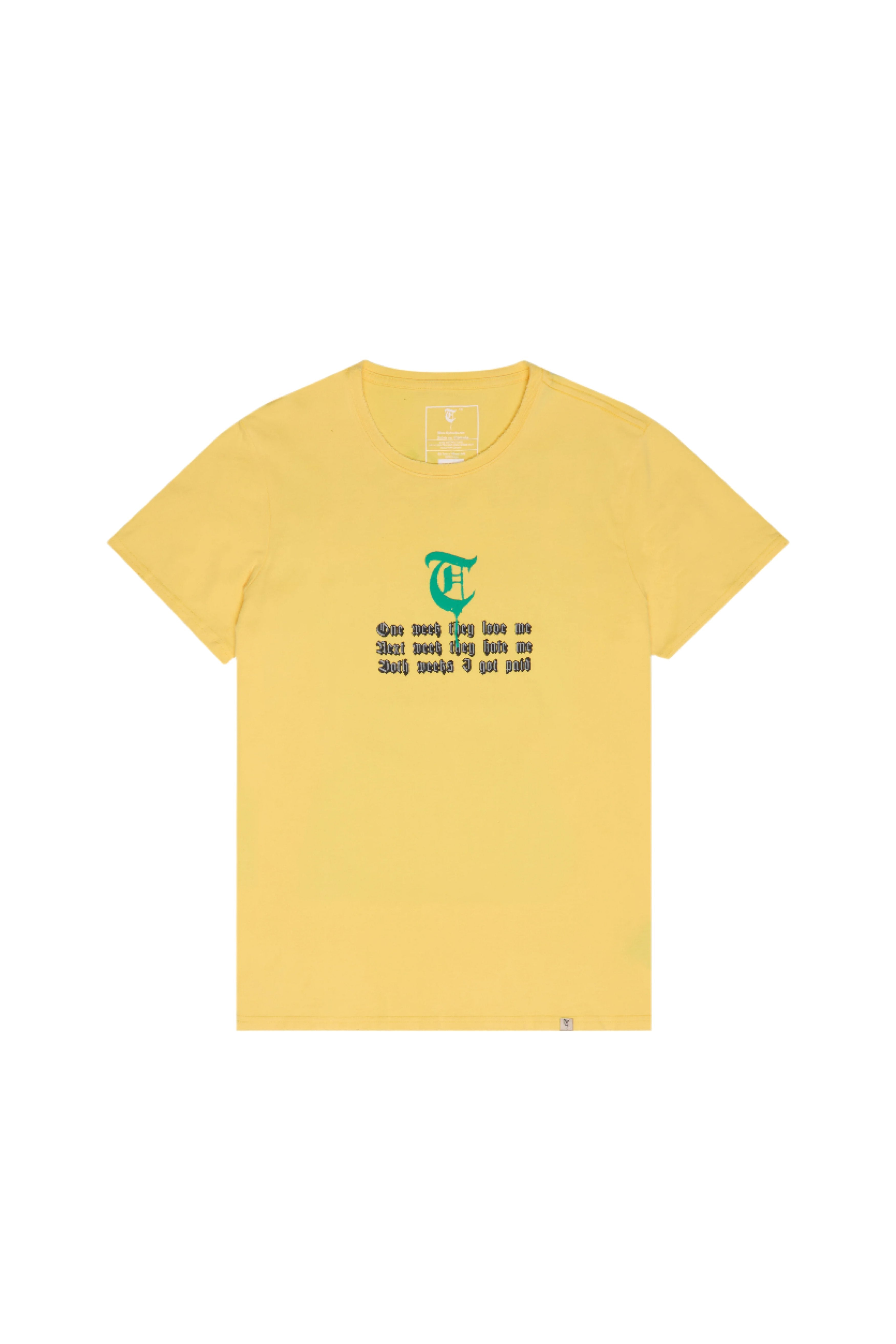 "SMOKING SITI" Vintage Yellow Tee