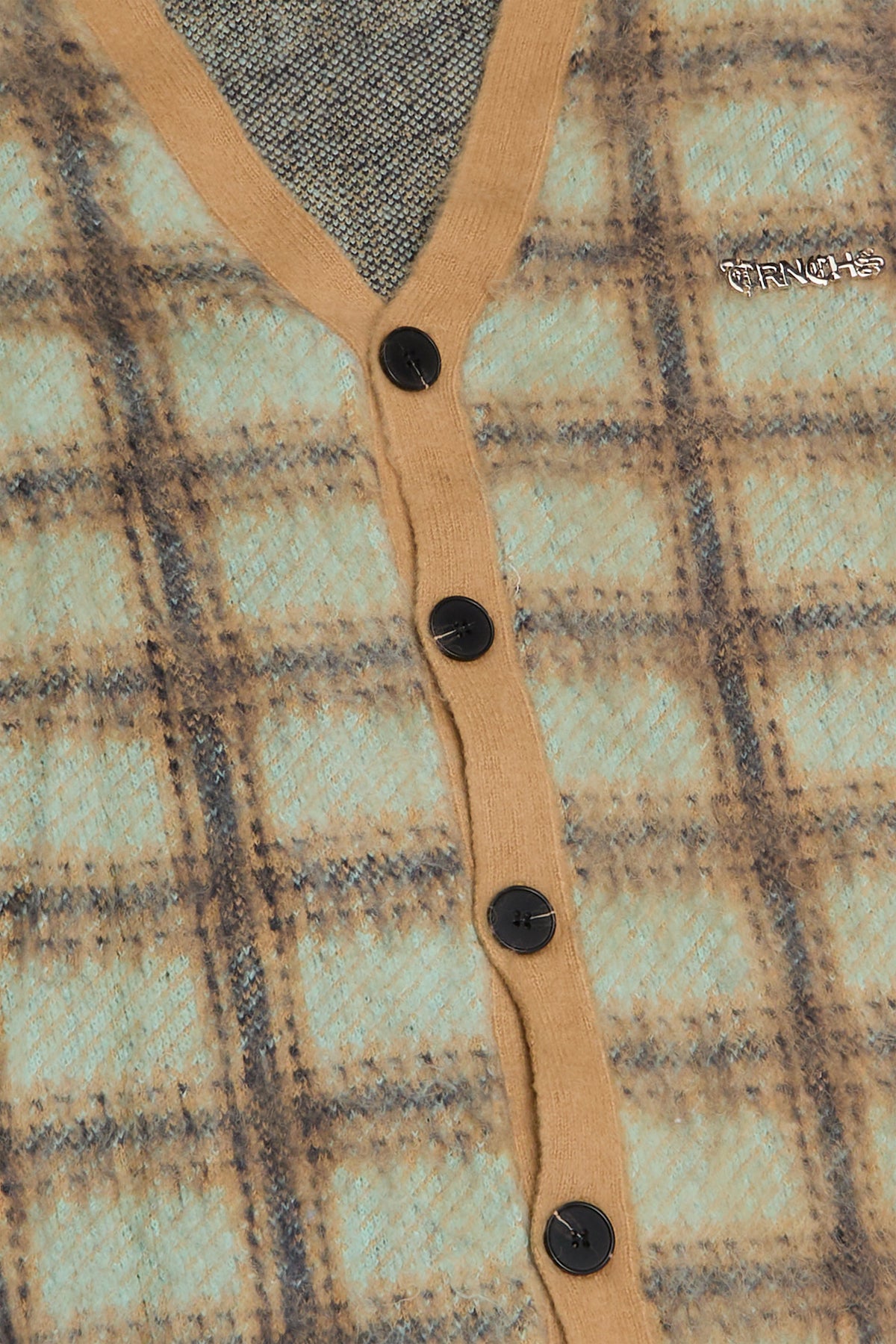 CARLTON BANKS Green/Khaki Cardigan