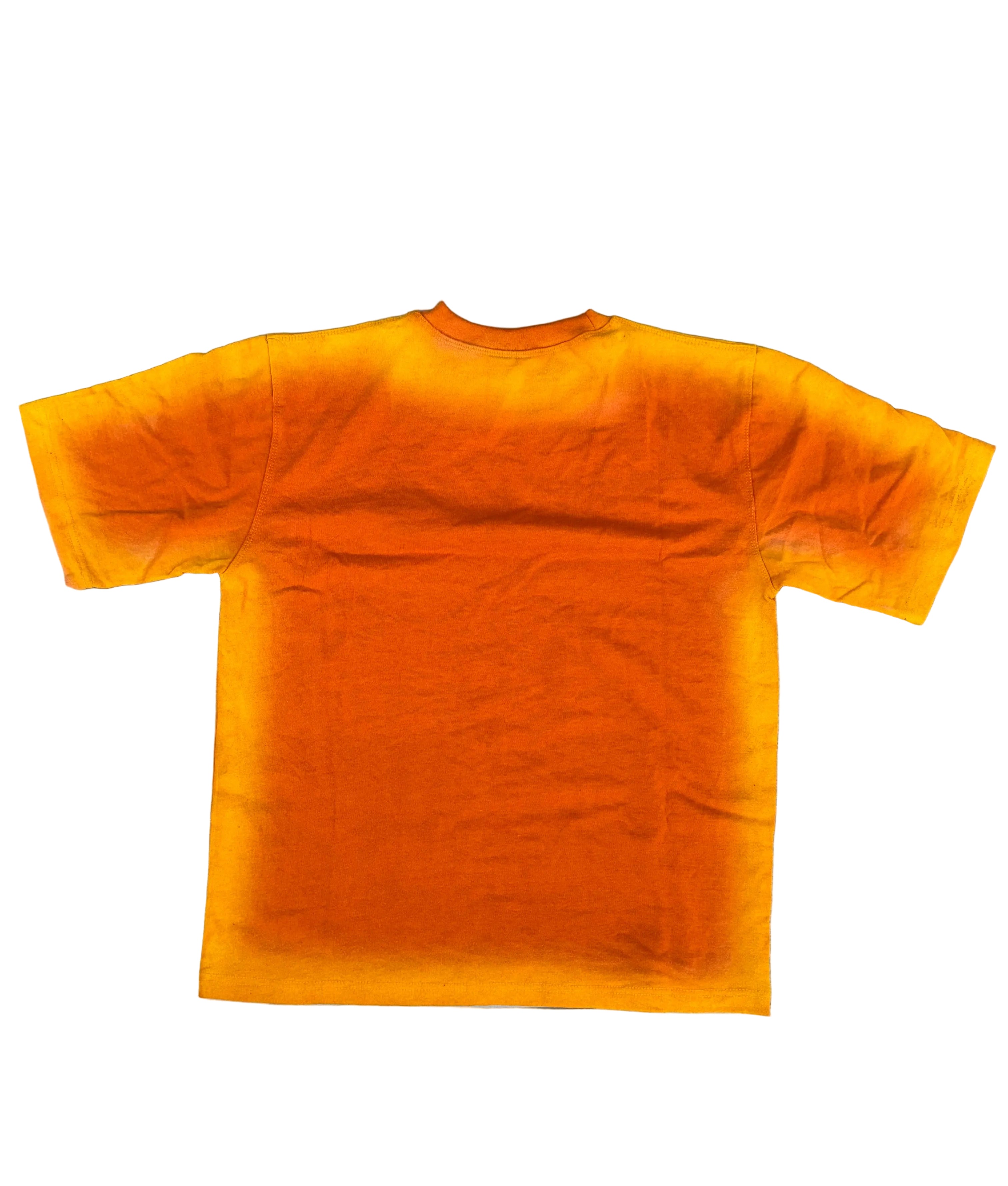 Vaboo “Two-Toned” Graphic Tee- Orange/Yellow
