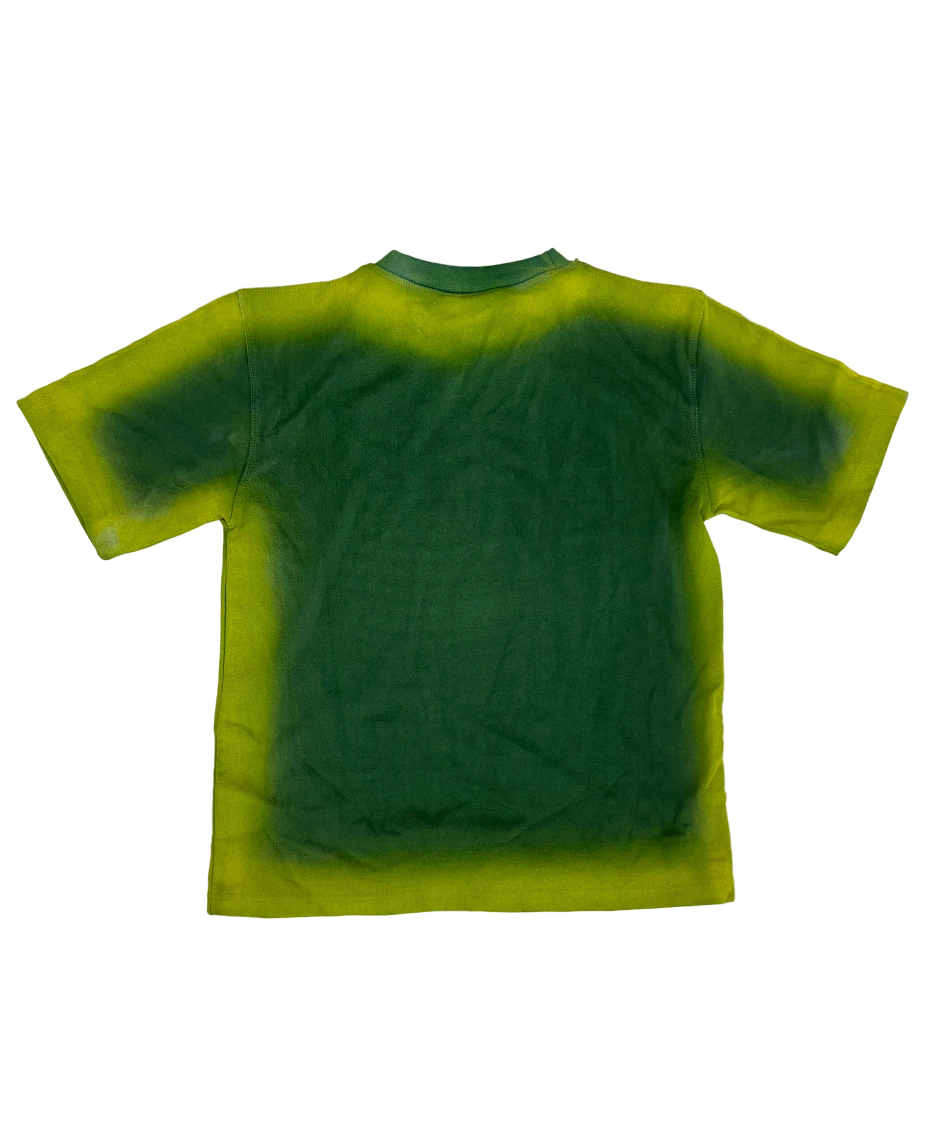 Vaboo “Two-Toned” Graphic Tee- Forest Green/Lime Green