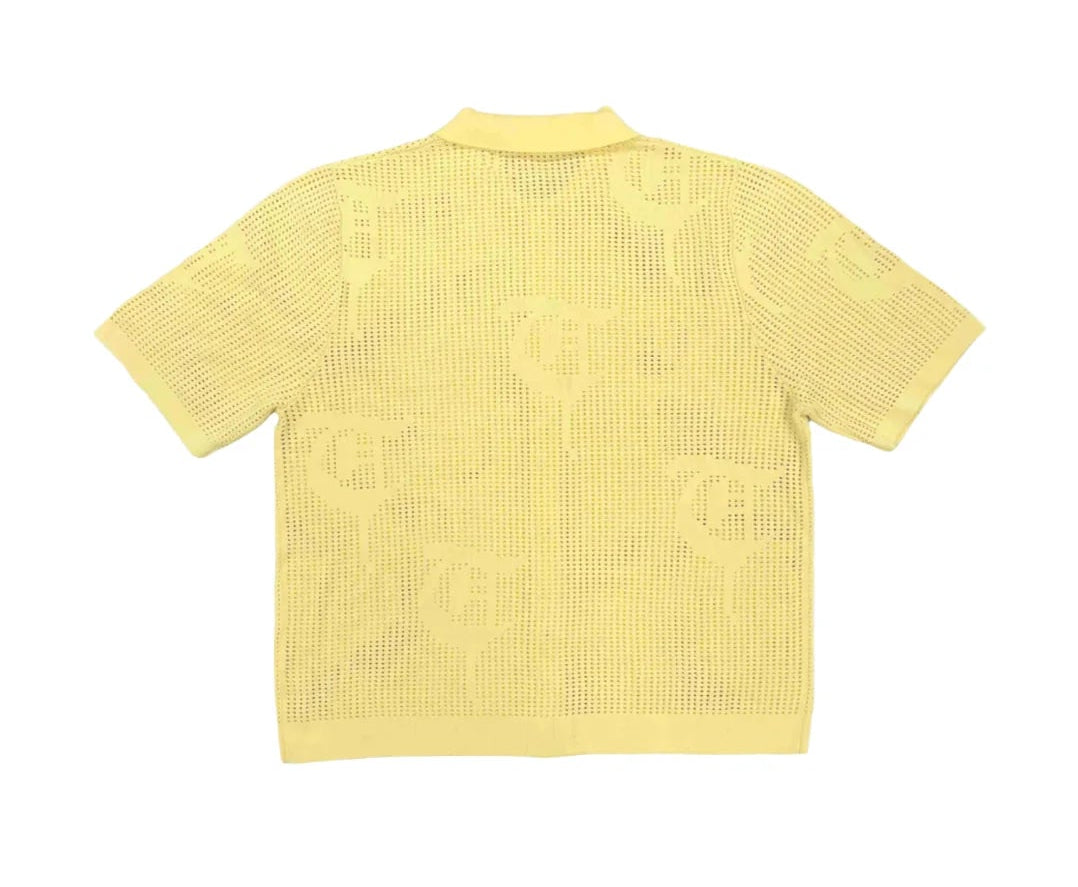 Trnchs "Bahr" Button Up Yellow