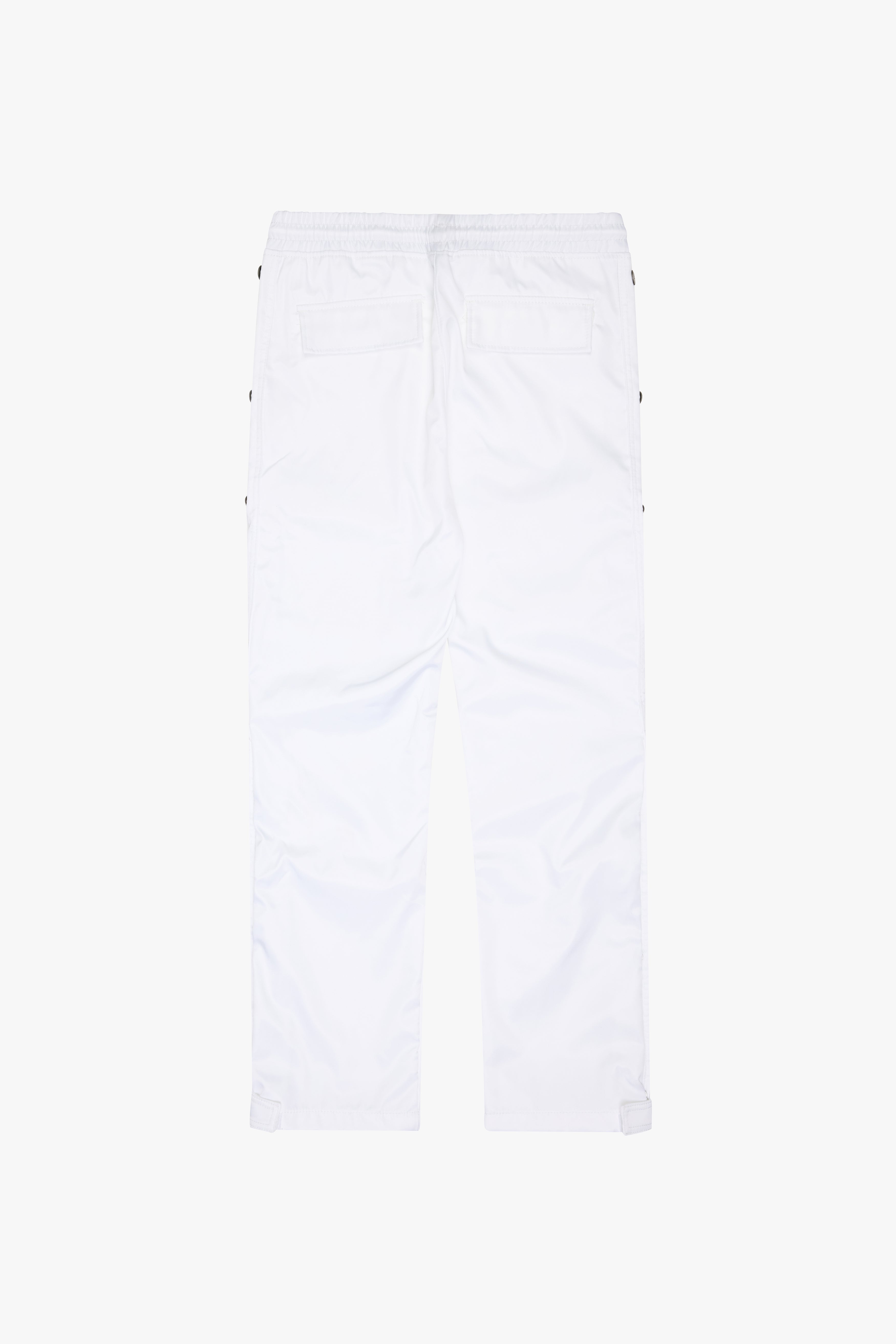 "AL-HUDAYDAH" White Snap Front Cargo Pants