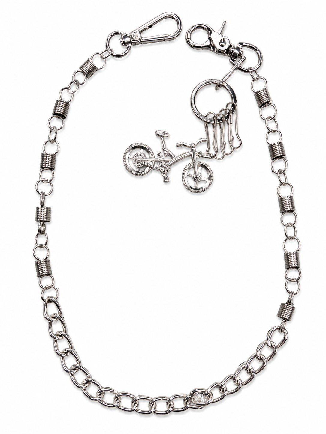 BMX Charm Wallet Chain – Silver