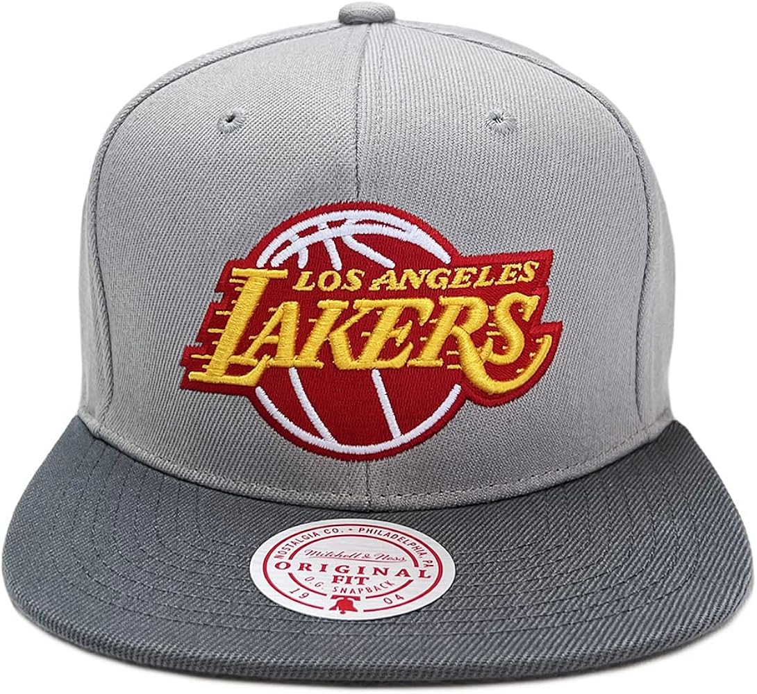 Los Angeles Lakers Grey Snapback Hat