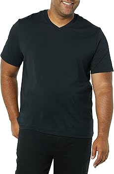 Lacoste Classic V-Neck Tee – Black