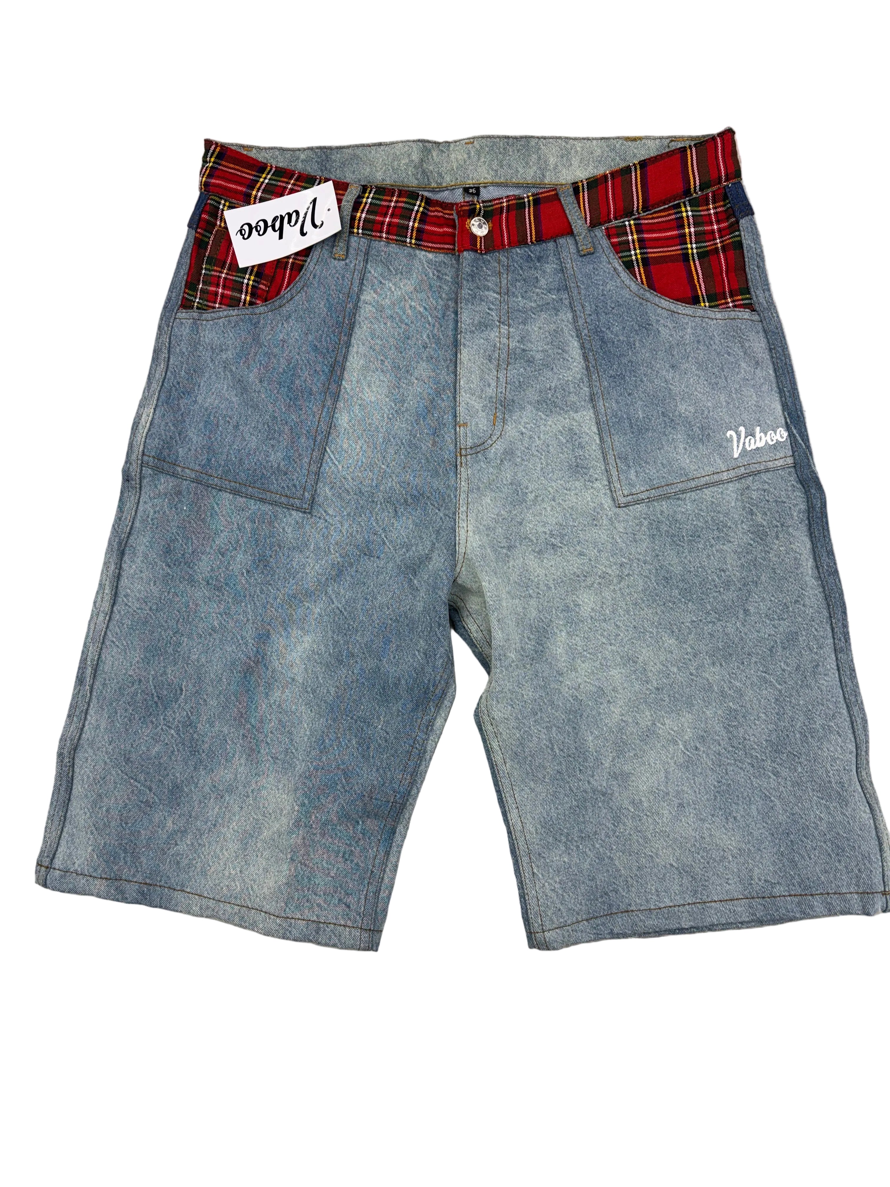 Vaboo Light Blue Denim Shorts