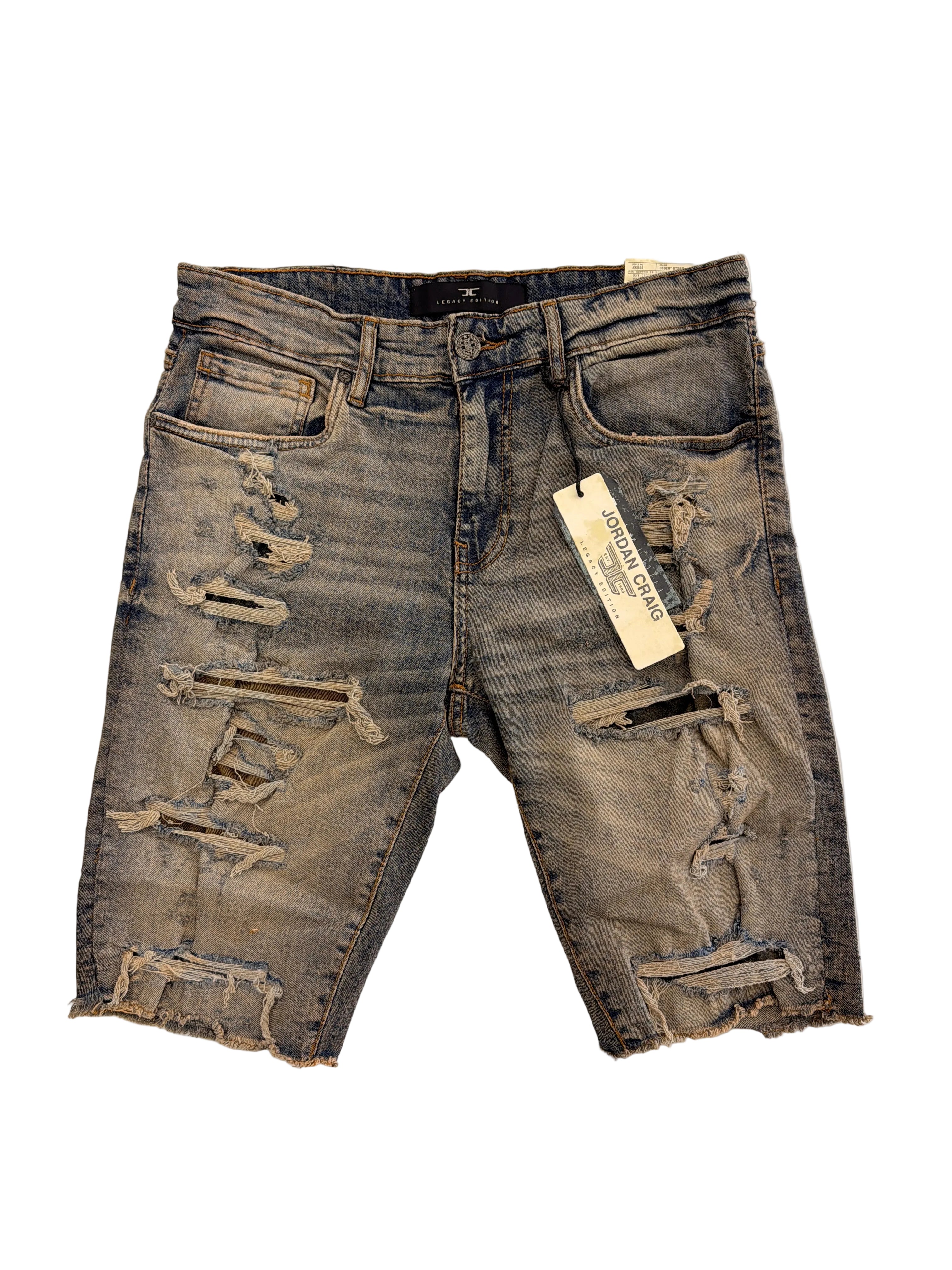 Jordan Craig "Desert Storm" Denim Shorts