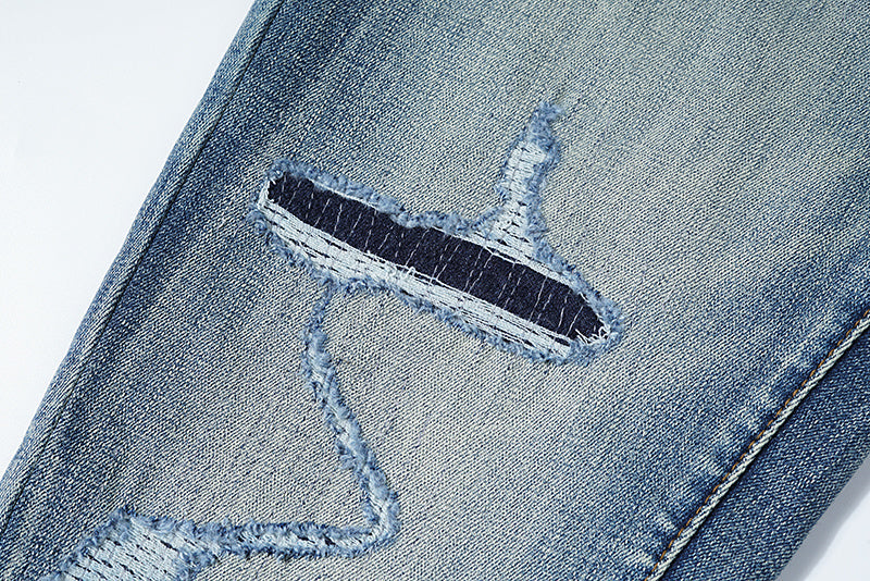 Purple Brand Distressed Skinny Denim – Vintage Blue