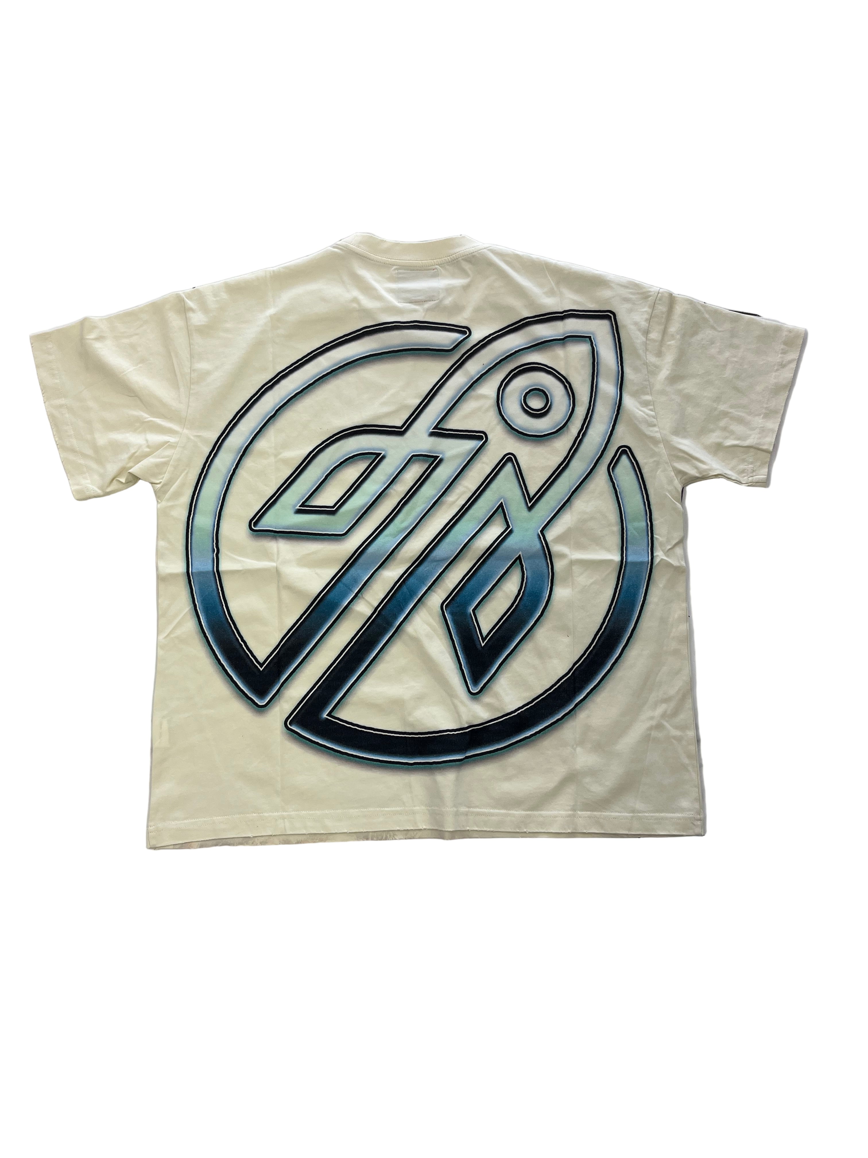 Rocket Boy "Watch Your Back" Tee White