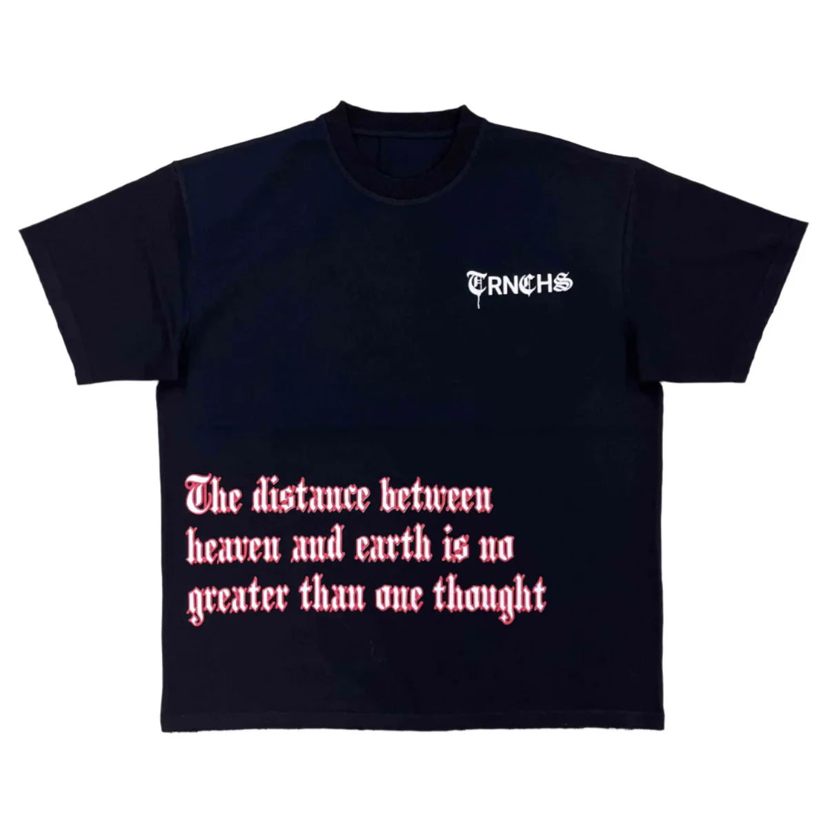 "ONE THOUGHT" Black Tee