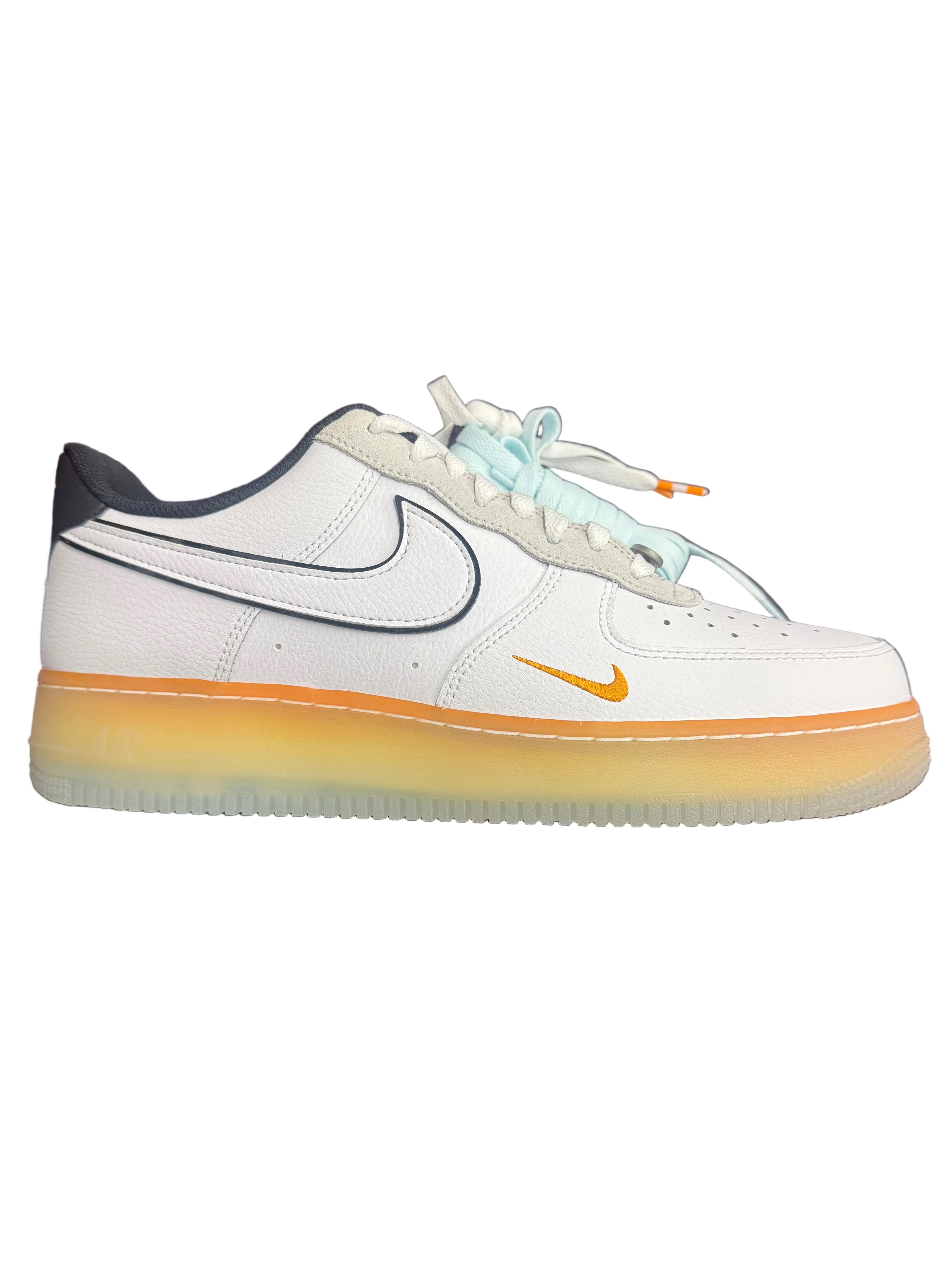 Air Force 1 ‘07 - White/White-Black-Orange Peel