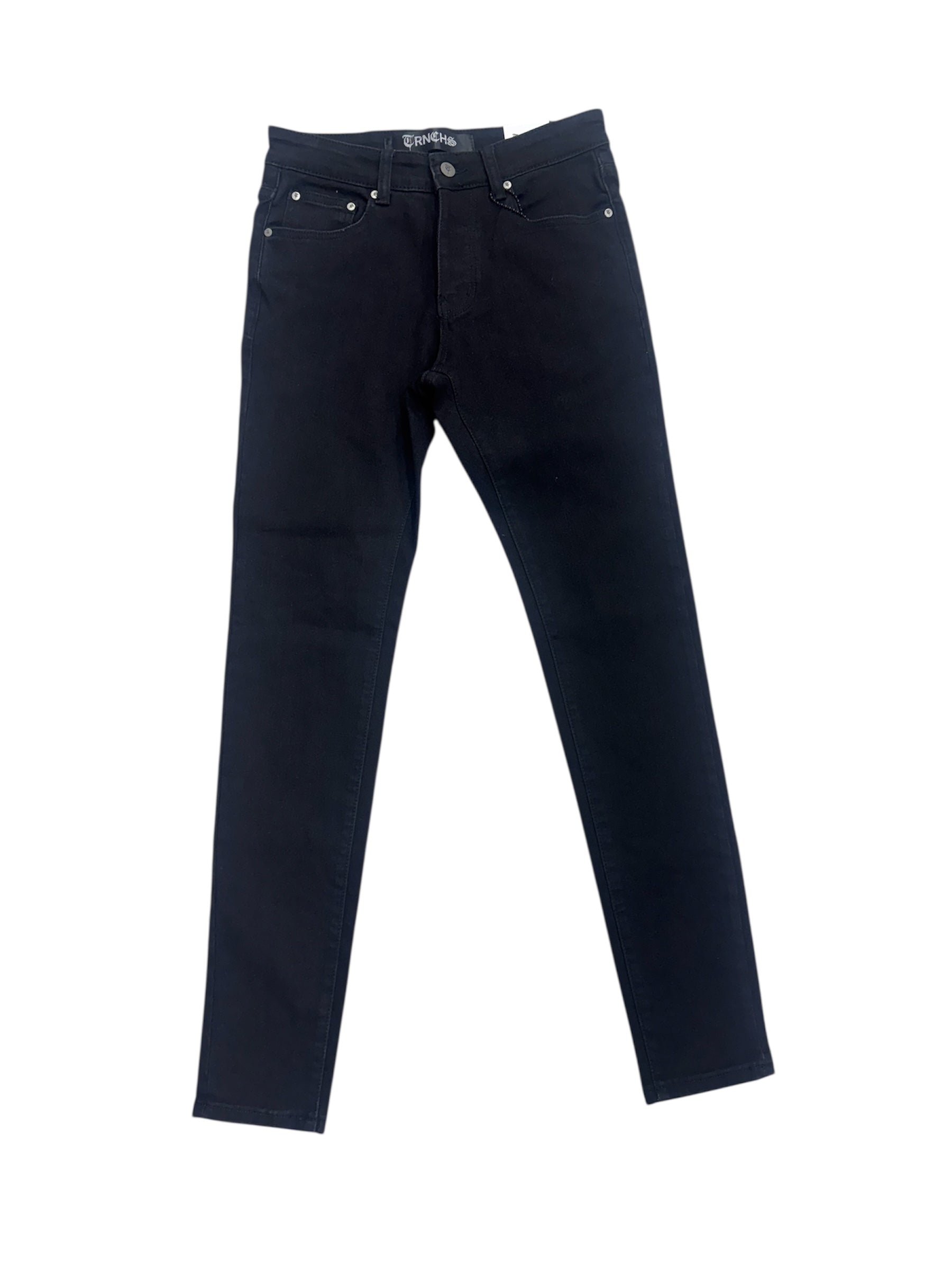 TRNCHS "FLAMINGO" SKINNY JEANS BLACK WASHED