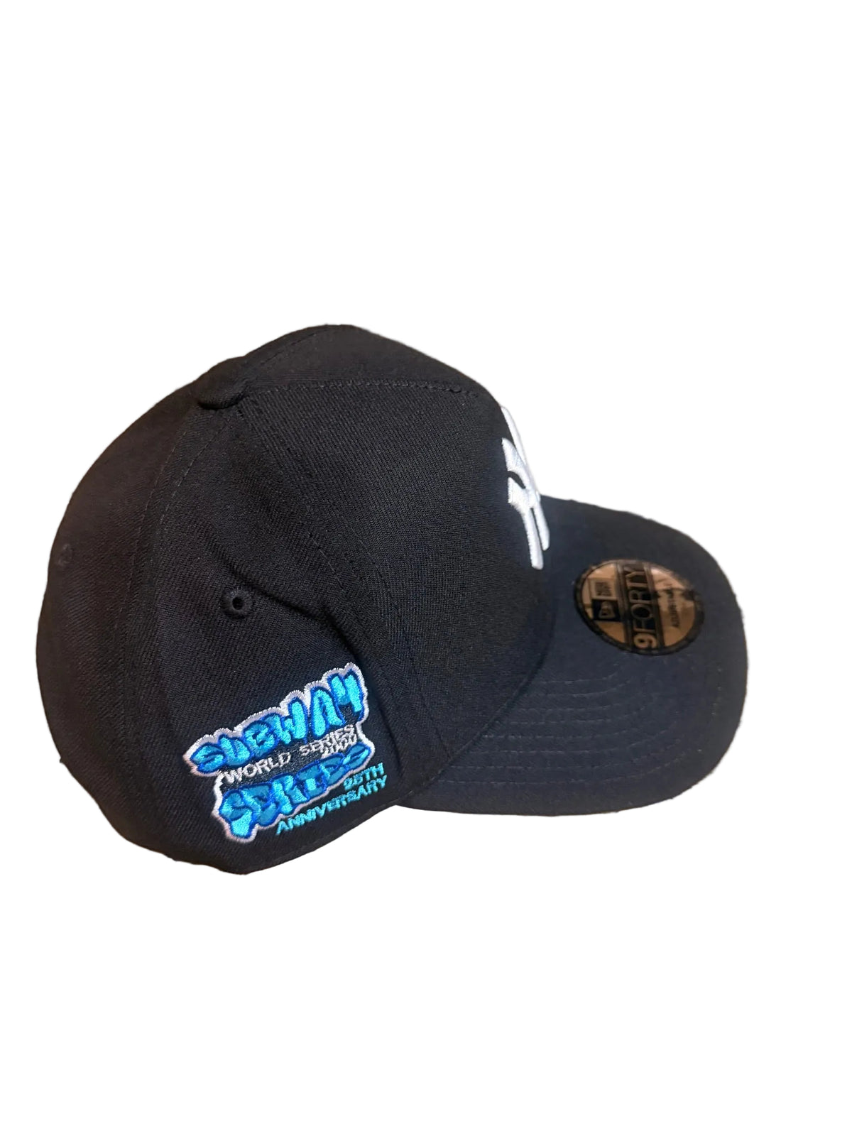 New Era New York Yankees 9FORTY A-Frame Side Patch Black