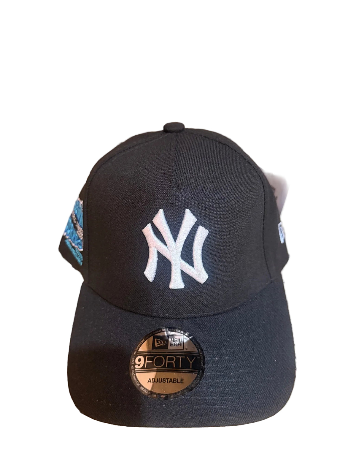 New Era New York Yankees 9FORTY A-Frame Side Patch Black