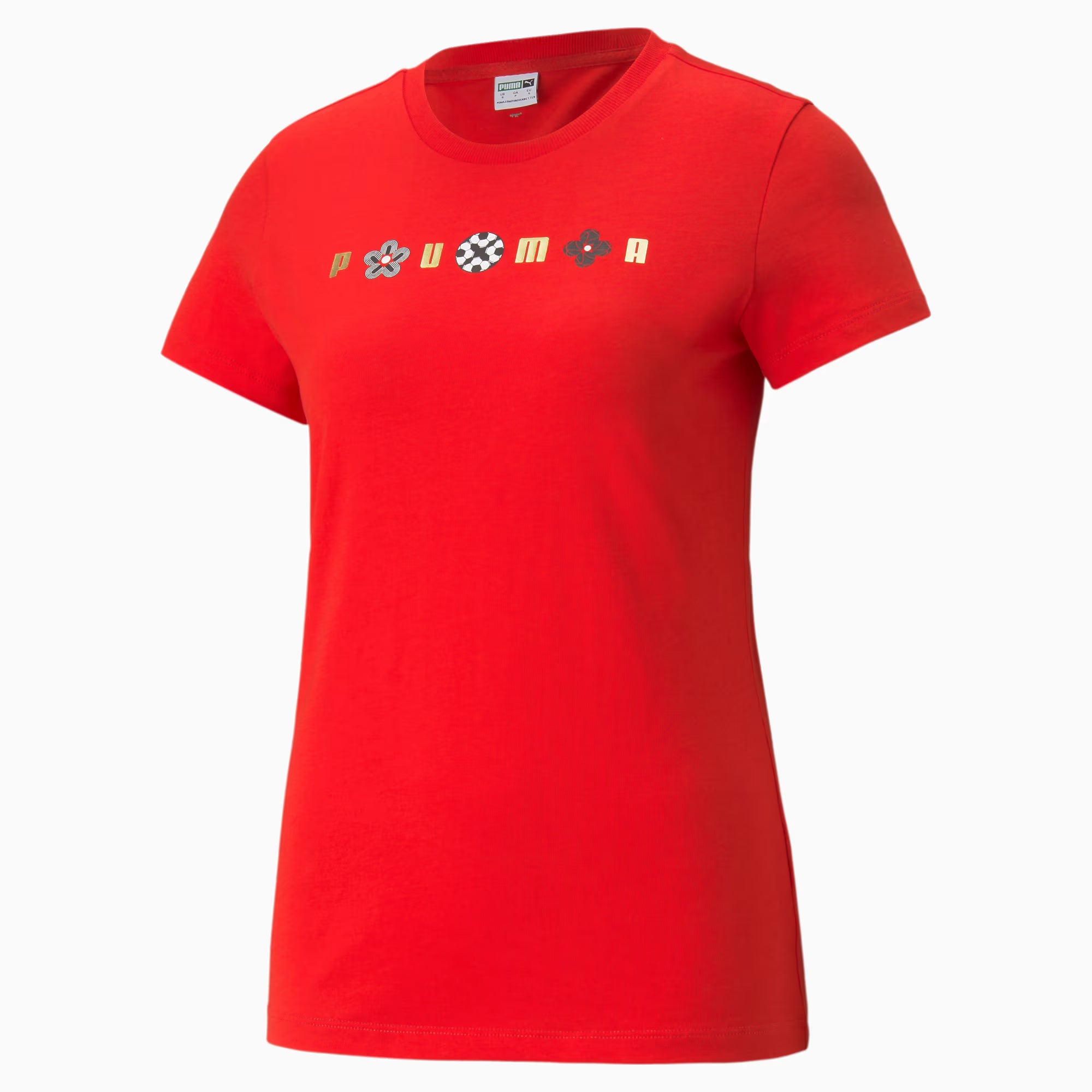 Puma Women’s Essential Logo T-Shirt – Red