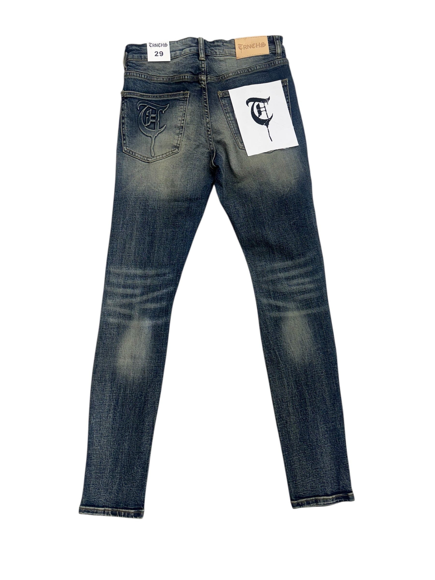 Trnchs "Skinnies" Skinny Dark Vintage Wash