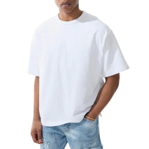 Jordan Craig Heavyweight Cropped Boxy T Shirt White
