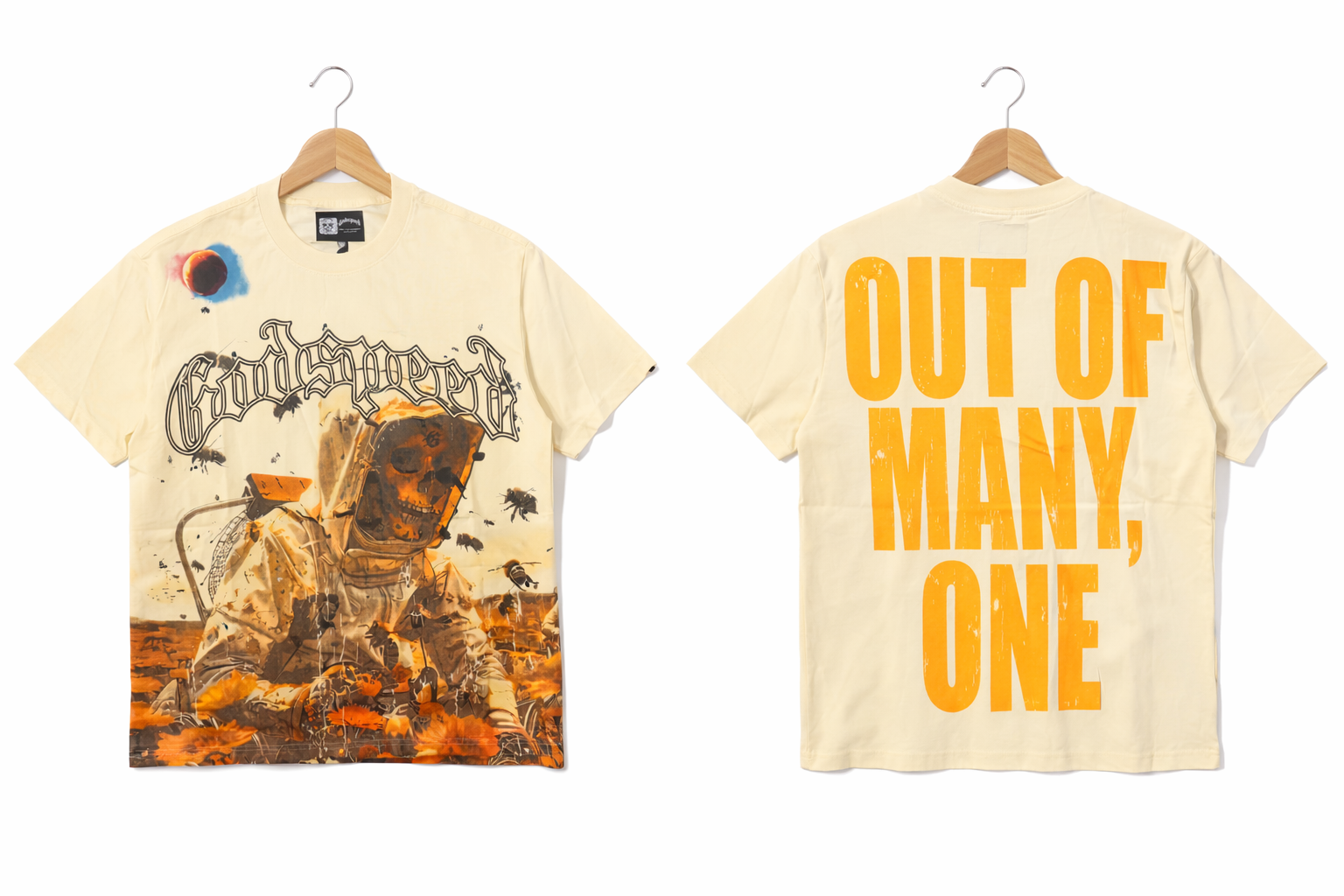 Godspeed “Out of Many, One” Astronaut Graphic Tee – Vintage Wash