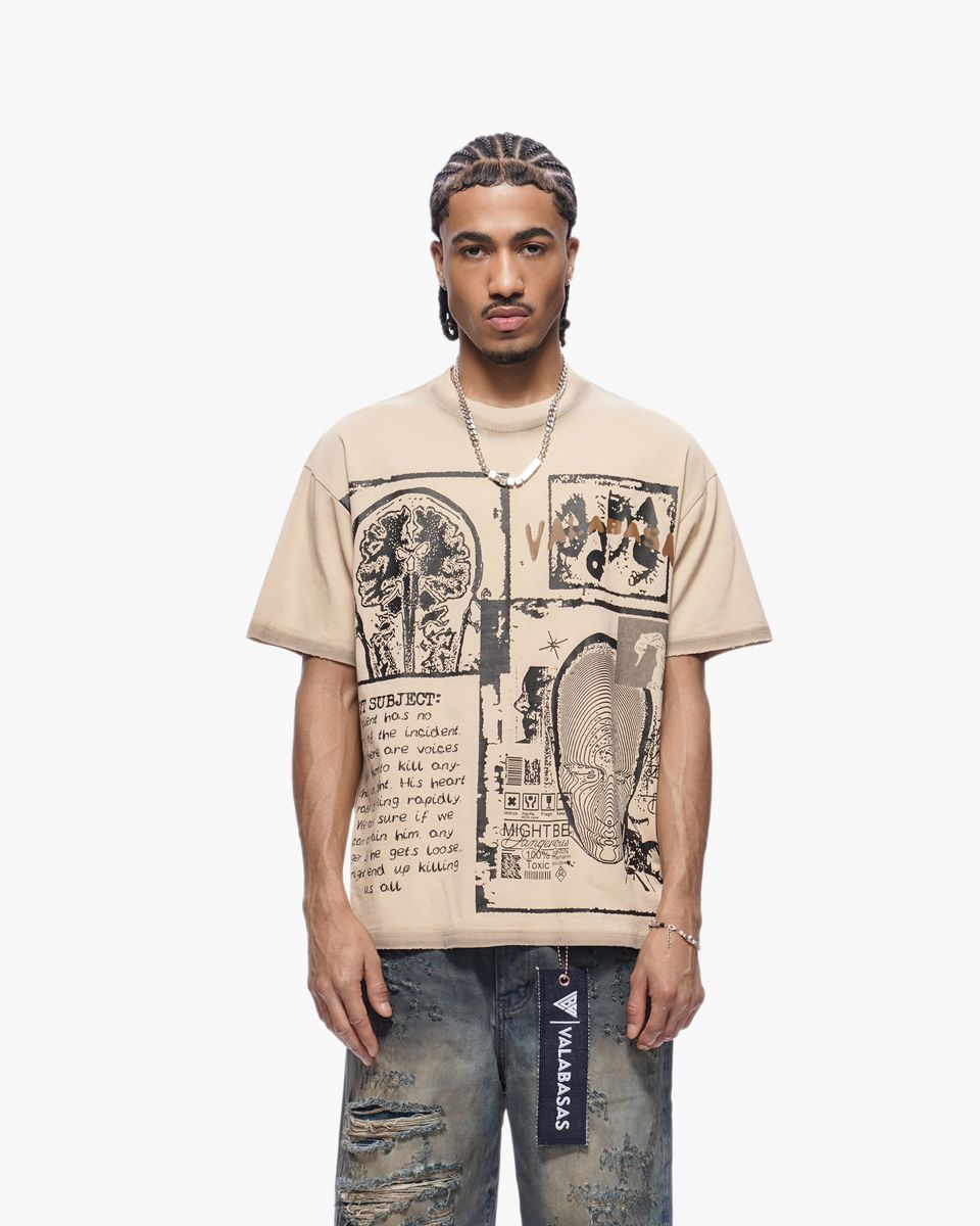 Valabasas CYBER Tee- Khaki