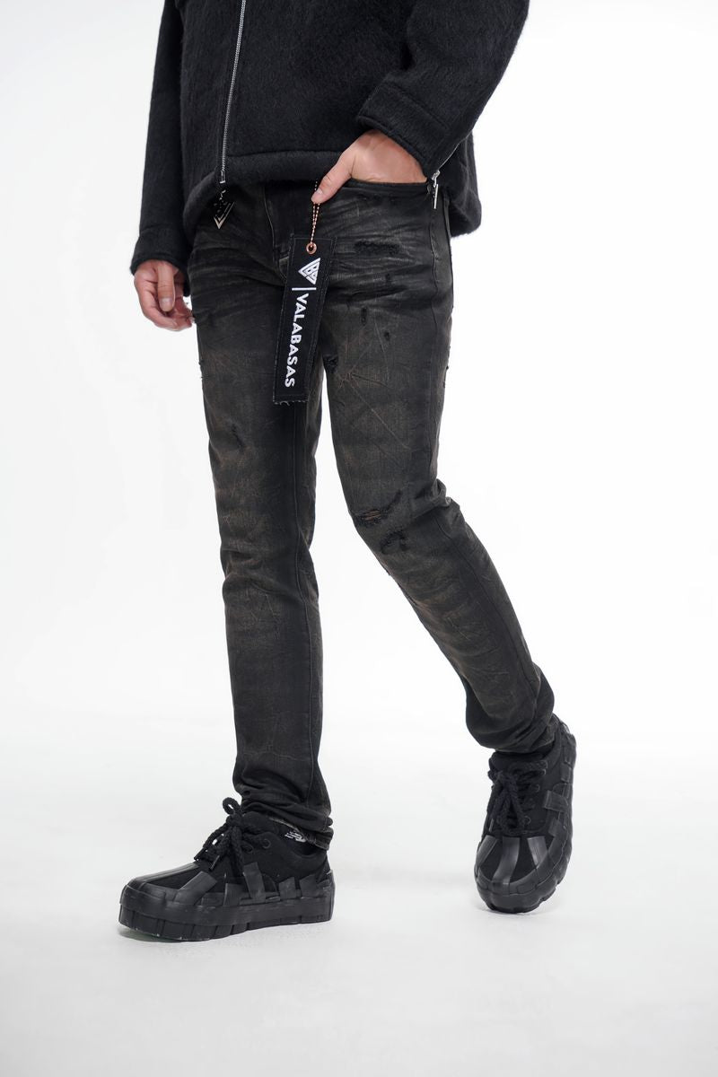 Valabasas GREED Skinny Denim- Black Wash