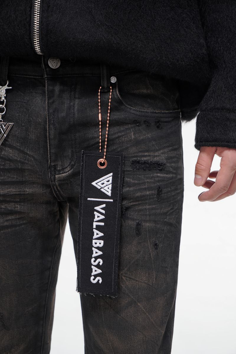 Valabasas GREED Skinny Denim- Black Wash