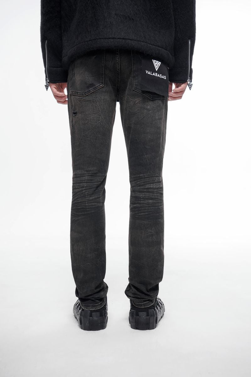Valabasas GREED Skinny Denim- Black Wash