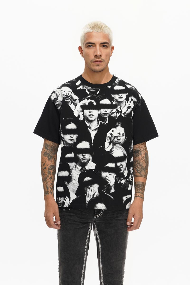 Valabasas CLUSTER Tee- Black