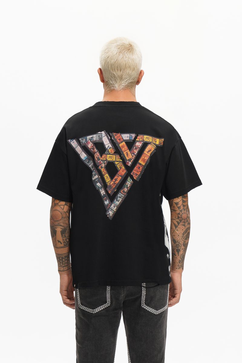 Valabasas CLUSTER Tee- Black